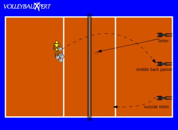 Quick Setter Transitioning Drill