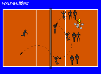 Volleyball Defense: Touch Ten